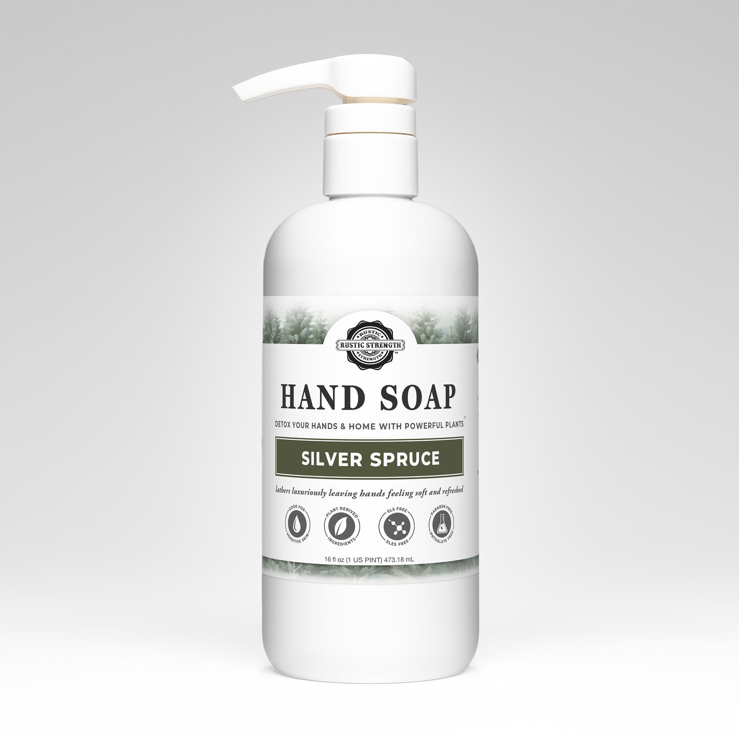 Hand Soap | Silver Spruce | 16 oz Pump Bottle