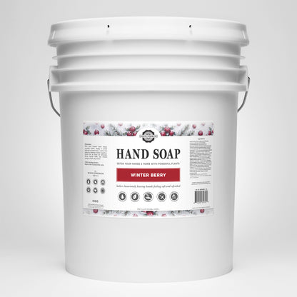 Rustic Strength, Hand Soap, 5 Gallon Bucket, Winter Berry