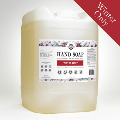 Rustic Strength, Hand Soap, 5 Gallon Eco Jug, Winter Berry, Winter Only badge