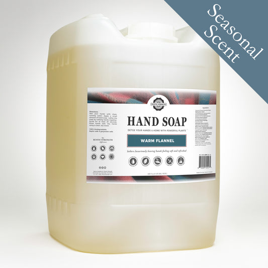 Rustic Strength, Hand Soap, 5 Gallon, Eco-Jug, Warm Flannel with Seasonal Scent badge