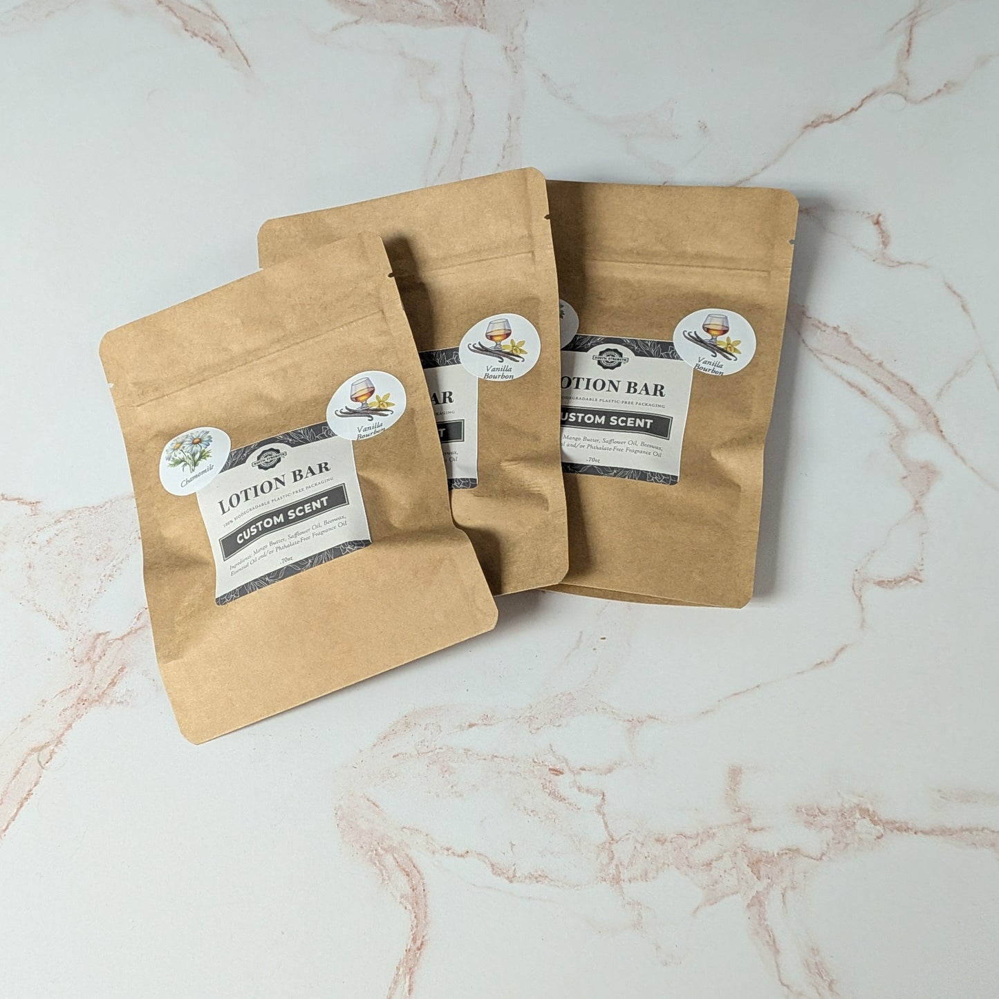 CLEARANCE | Lotion Bars | Chamomile & Vanilla Bourbon | 18 bars
