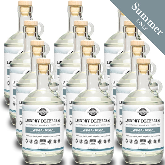 Laundry Detergent | Crystal Creek | 24 oz Glass Bottle