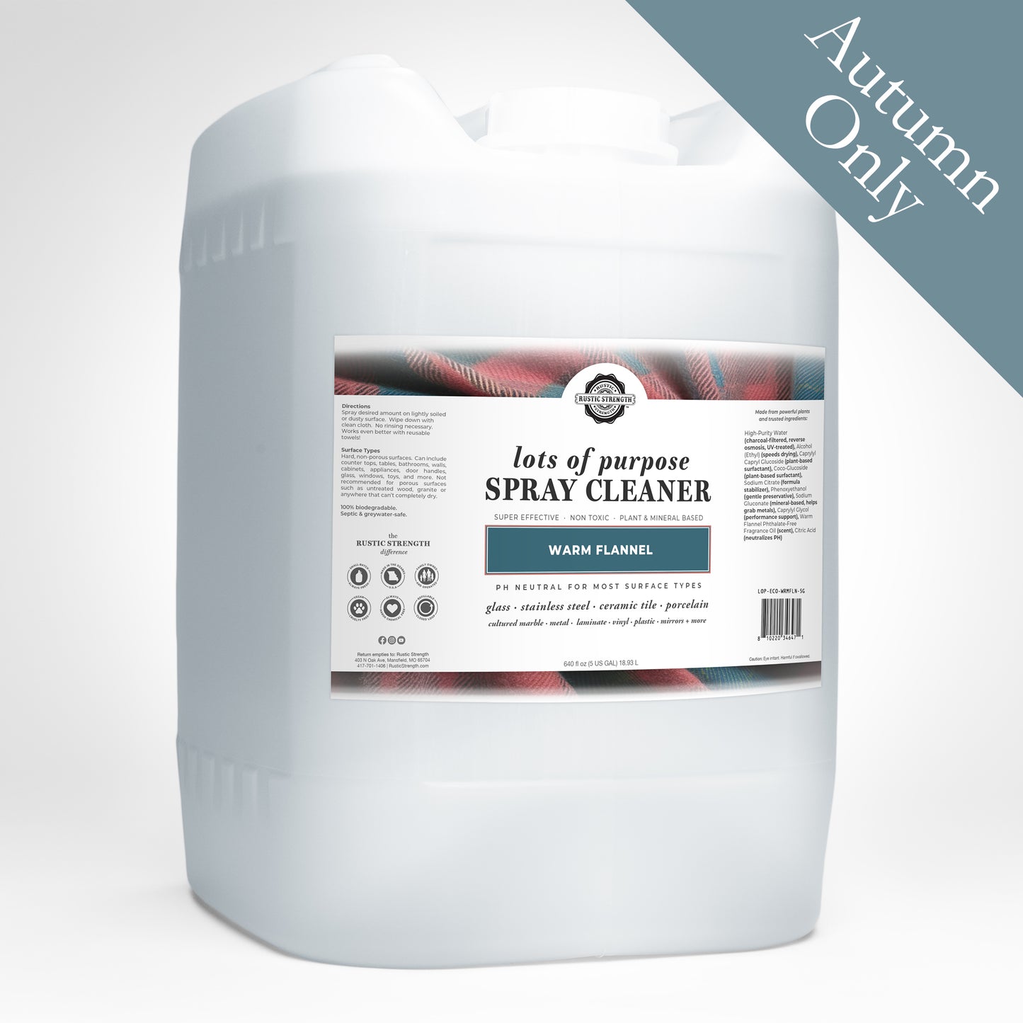 Lots of Purpose Spray Cleaner | Warm Flannel | Ready-To-Use