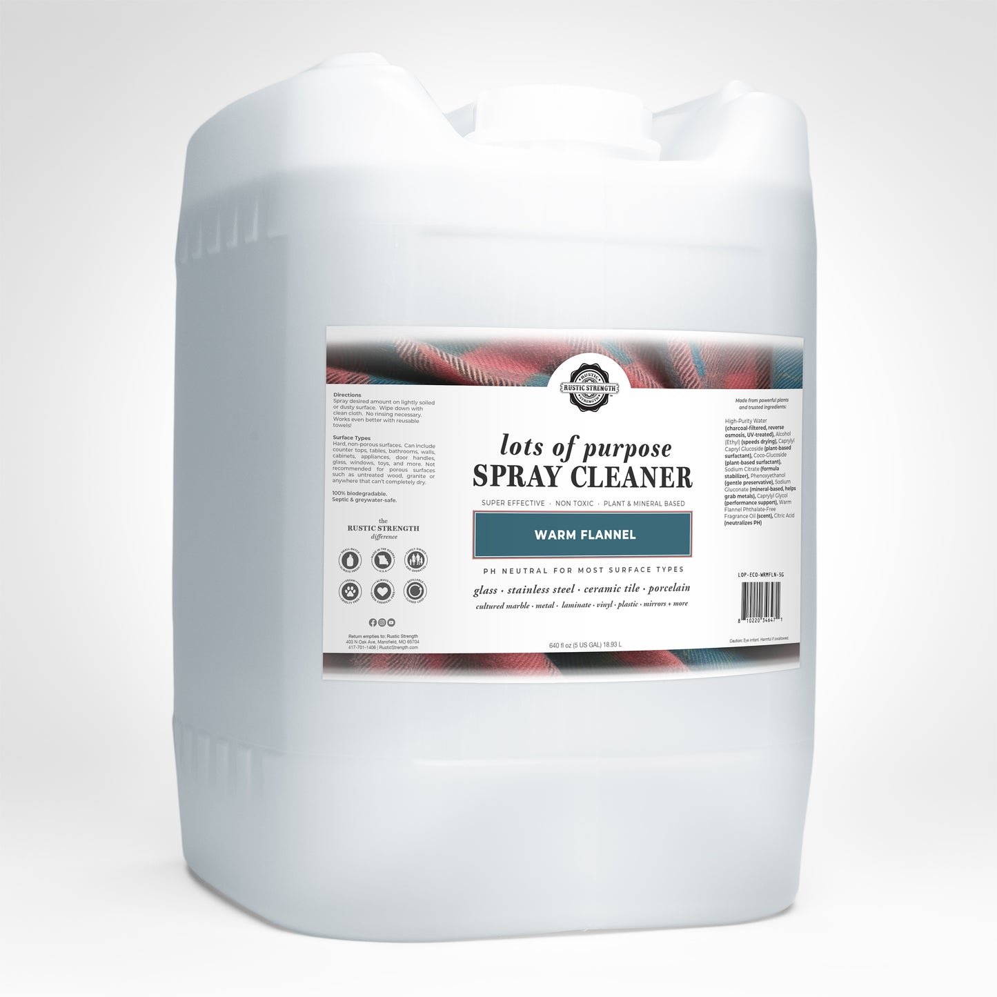Lots of Purpose Spray Cleaner | Warm Flannel | Ready-To-Use