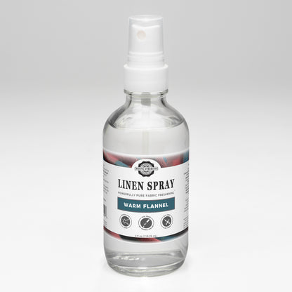 Linen Spray | Warm Flannel | 4 oz Bottle