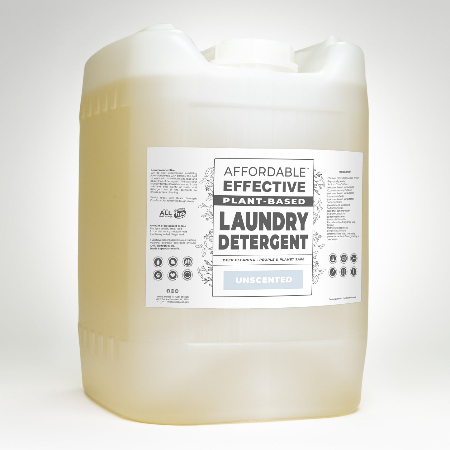 Affordable • Effective • Plant-Based | Laundry Detergent