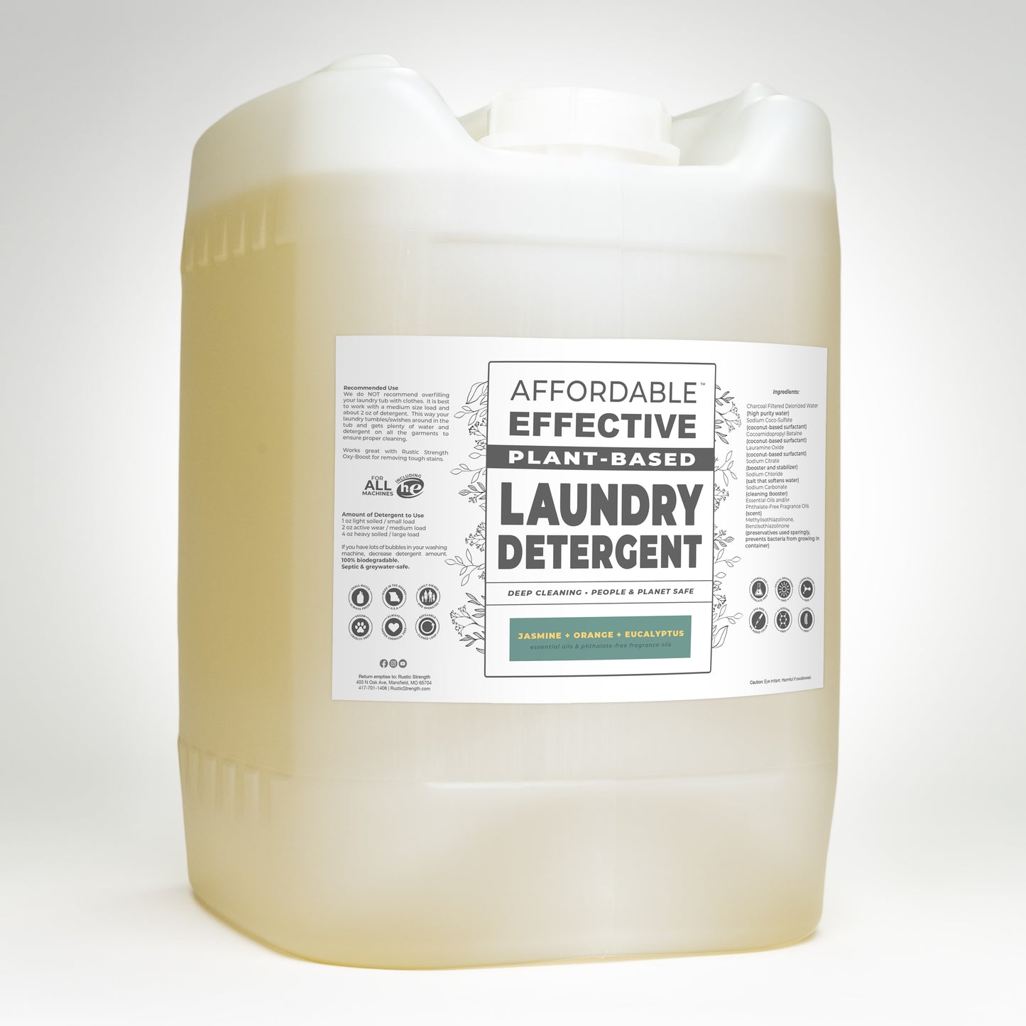 Affordable • Effective • Plant-Based | Laundry Detergent