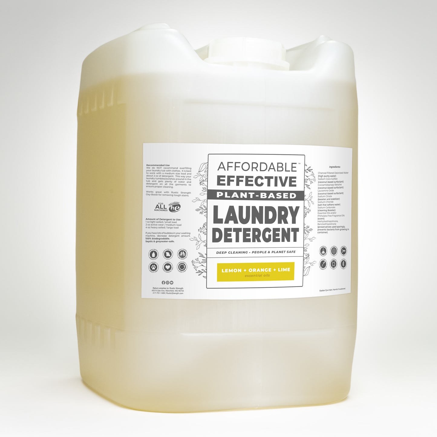 Affordable • Effective • Plant-Based | Laundry Detergent