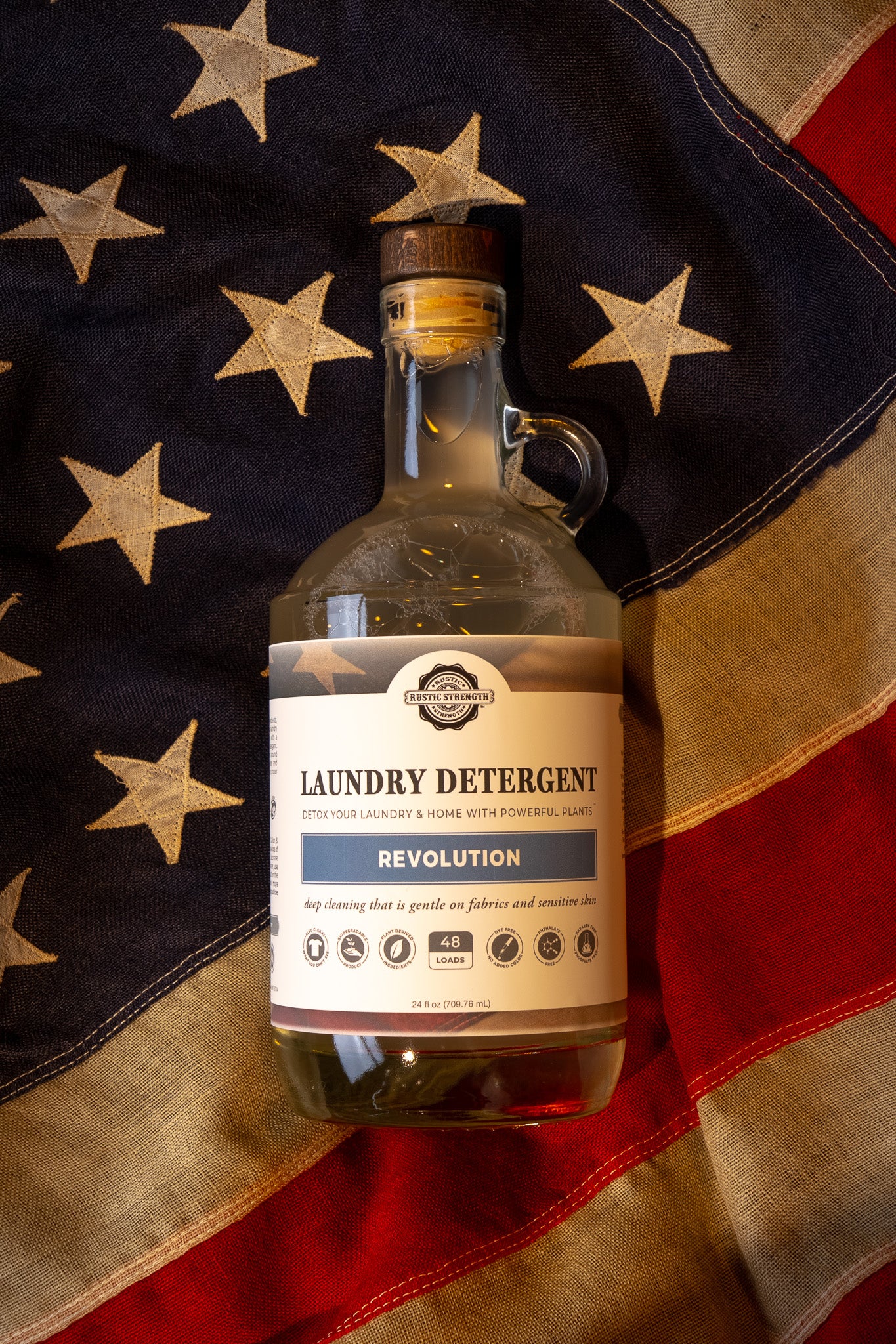 Laundry Detergent | Revolution | 24 oz Glass Bottle