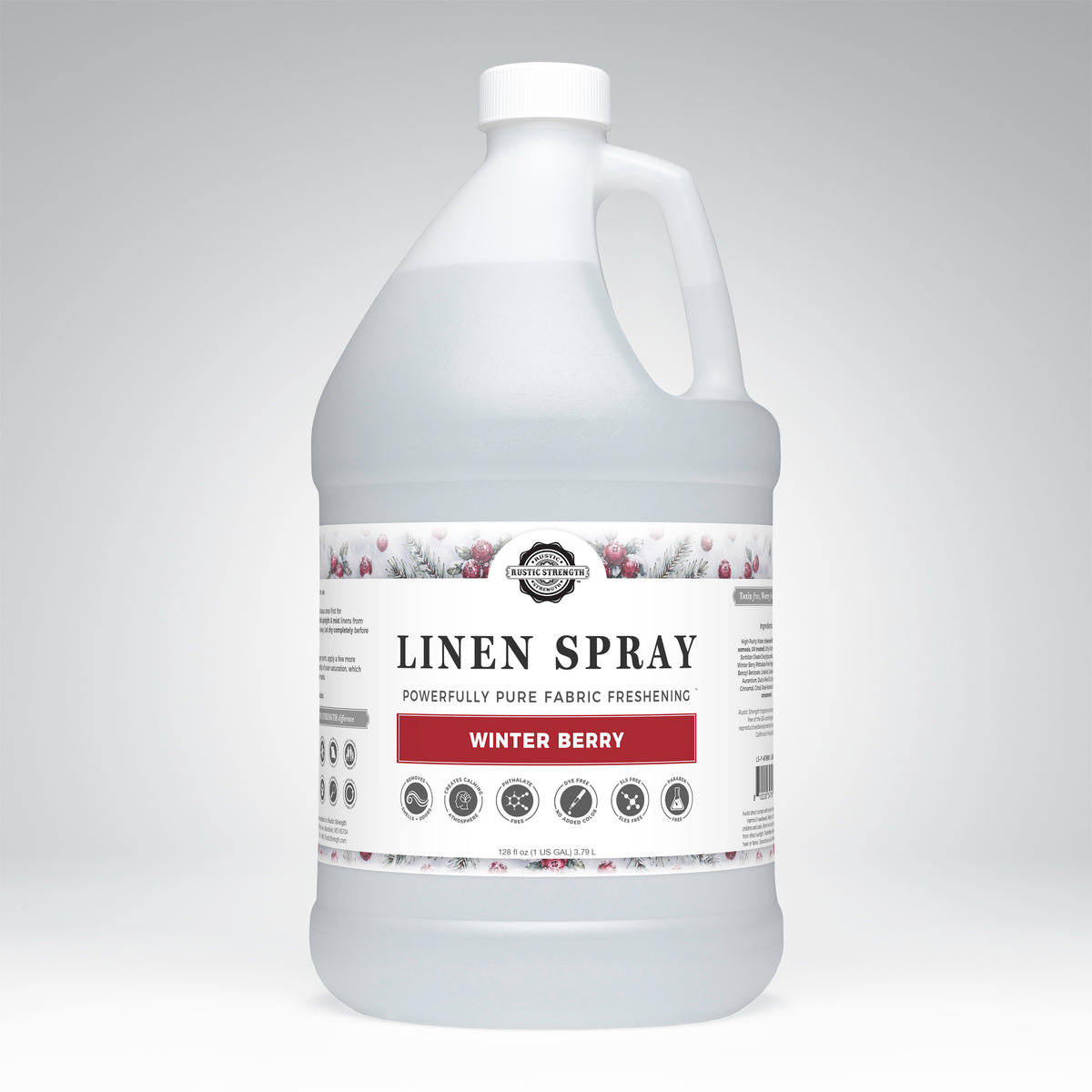 Rustic Strength - Linen Spray | 1 Gallon Plastic | Winter Berry