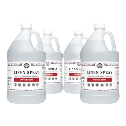 Rustic Strength - Linen Spray | 4 - 1 Gallon Plastic Jugs | Winter Berry
