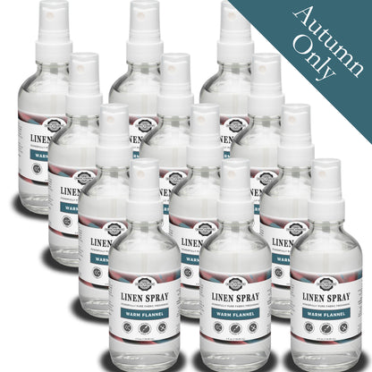 Linen Spray | Warm Flannel | 4 oz Bottle