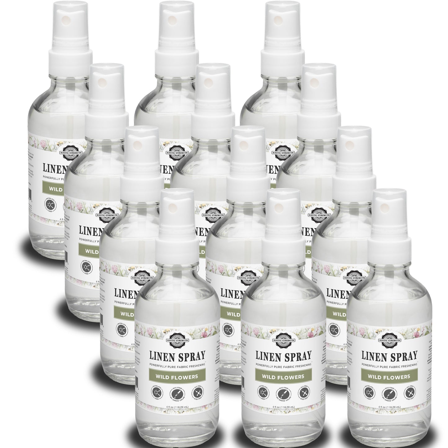 Linen Spray | Wild Flowers | 4 oz Bottle