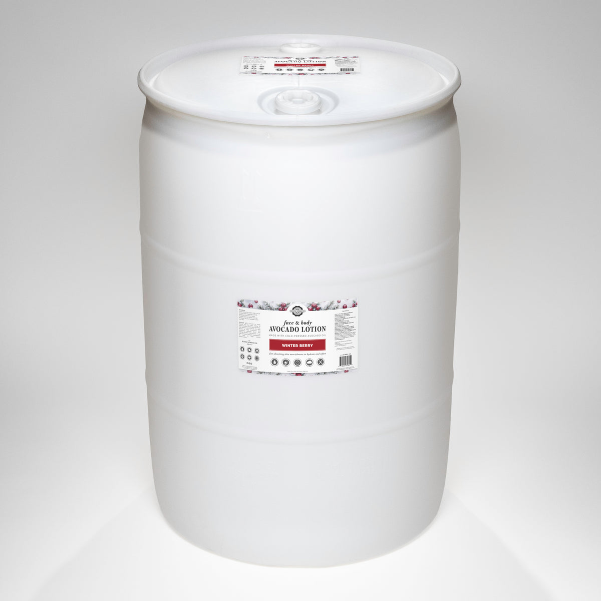 Rustic Strength, Avocado Lotion, 55 Gallon, Drum, Winter Berry