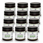 Rustic Strength, Avocado Lotion, 8oz, Glass Jar, 12 pack, Rosemary & Mint