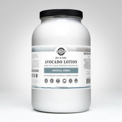 Avocado Lotion for Face & Body | Crystal Creek