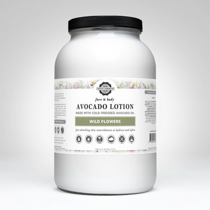 Avocado Lotion for Face & Body | Wild Flowers