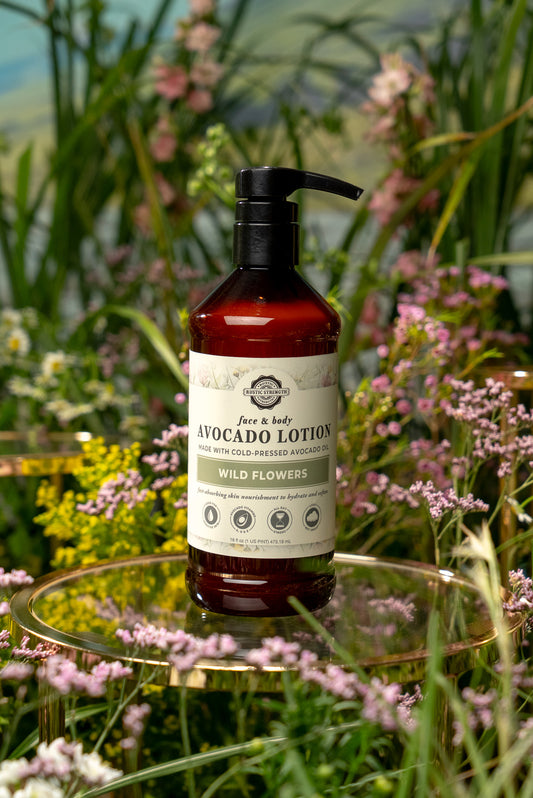 Avocado Lotion for Face & Body | Wild Flowers