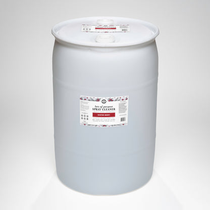 Rustic Strength, Lots of Purpose Spray Cleaner, 30 Gallon, Drum, Winter Berry