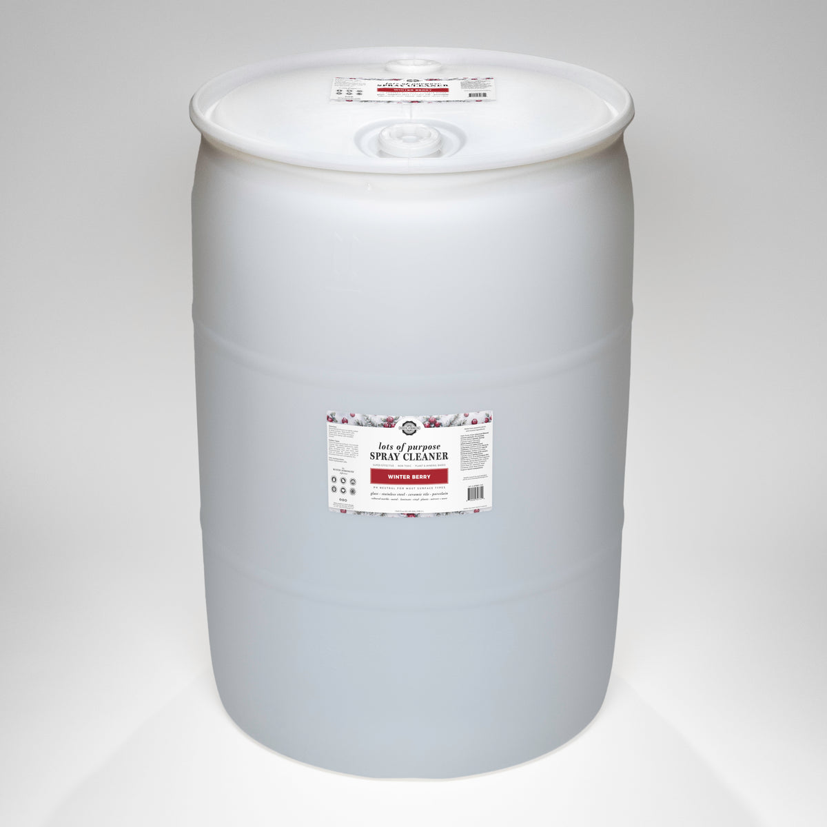 Rustic Strength, Lots of Purpose Spray Cleaner, 55 Gallon, Drum, Winter Berry