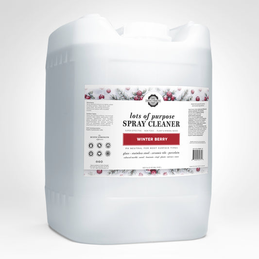 Rustic Strength, Lots of Purpose Spray Cleaner, 5 Gallon, Eco Jug, Winter Berry