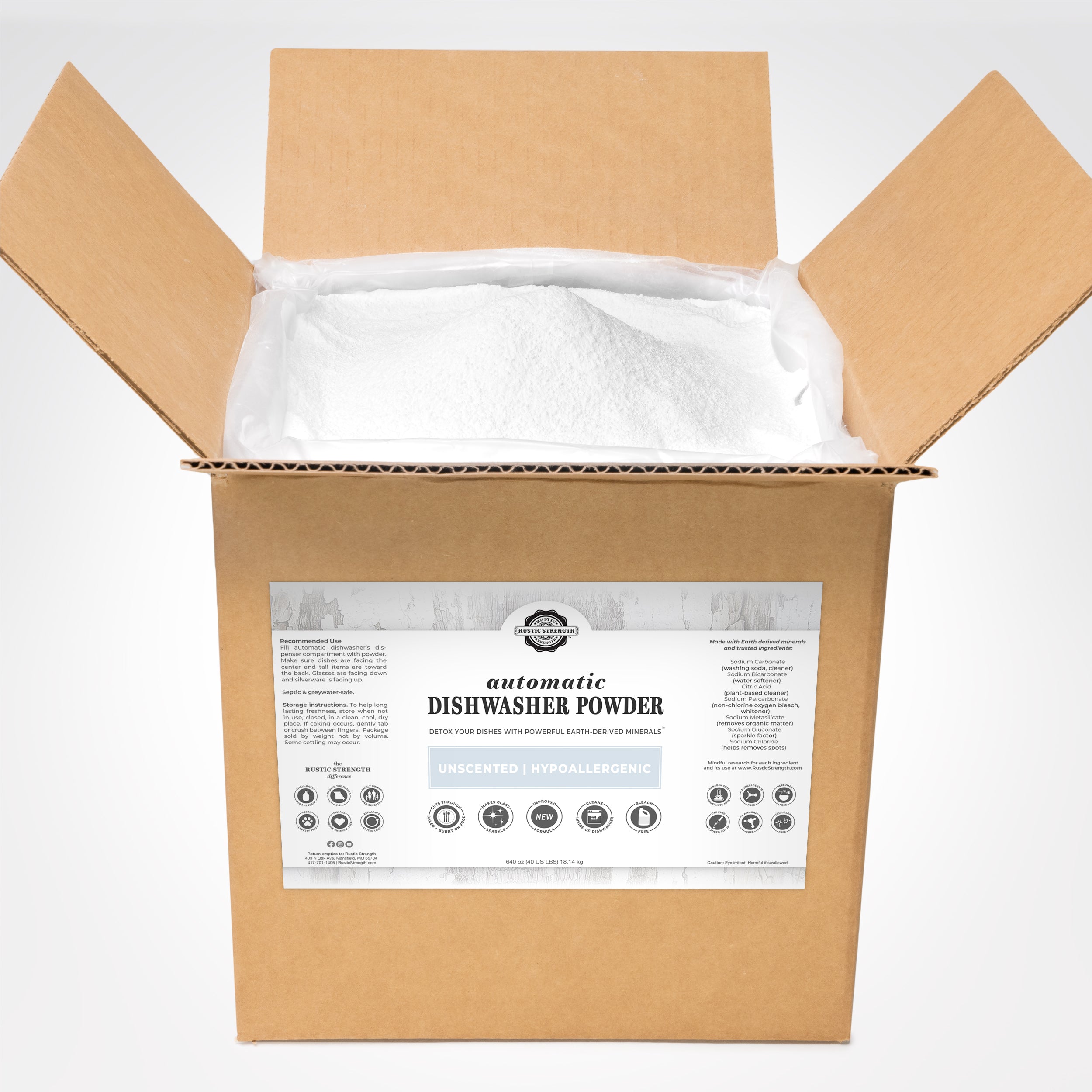Loading Dish Powder Automatic Dishwasher Powder (New & Improved Formula ...