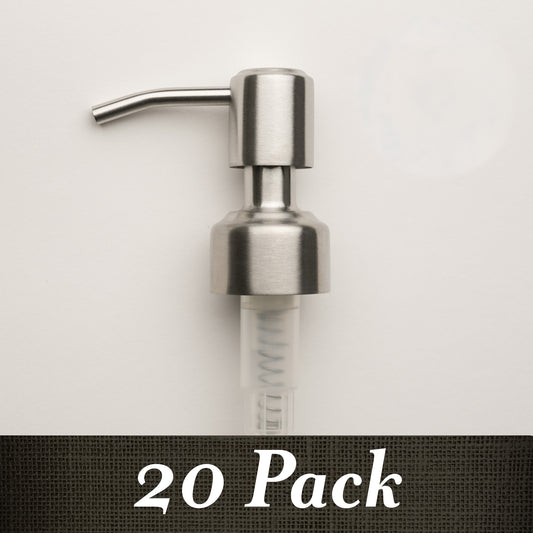 Stainless Steel Pump | fits 16 oz Keeper Bottle | Pack of 20