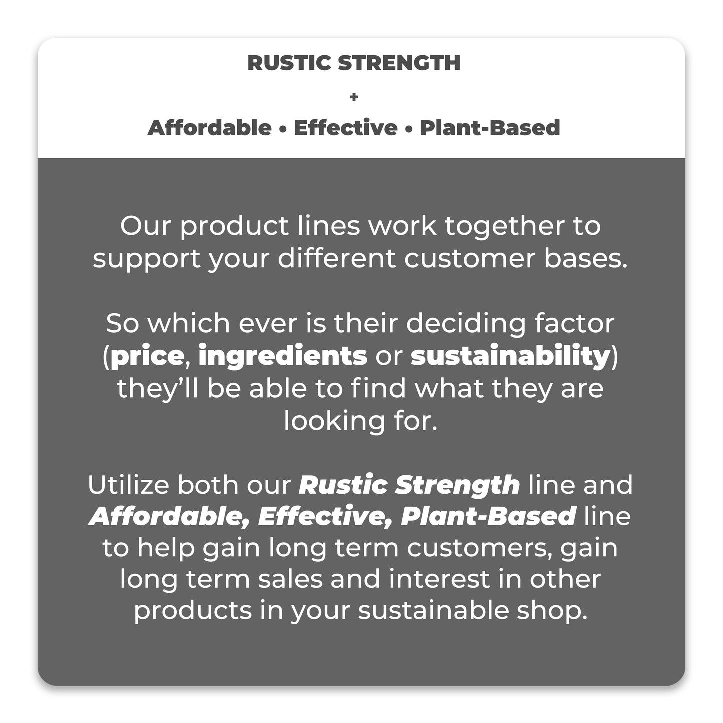 Affordable • Effective • Plant-Based | Laundry Detergent