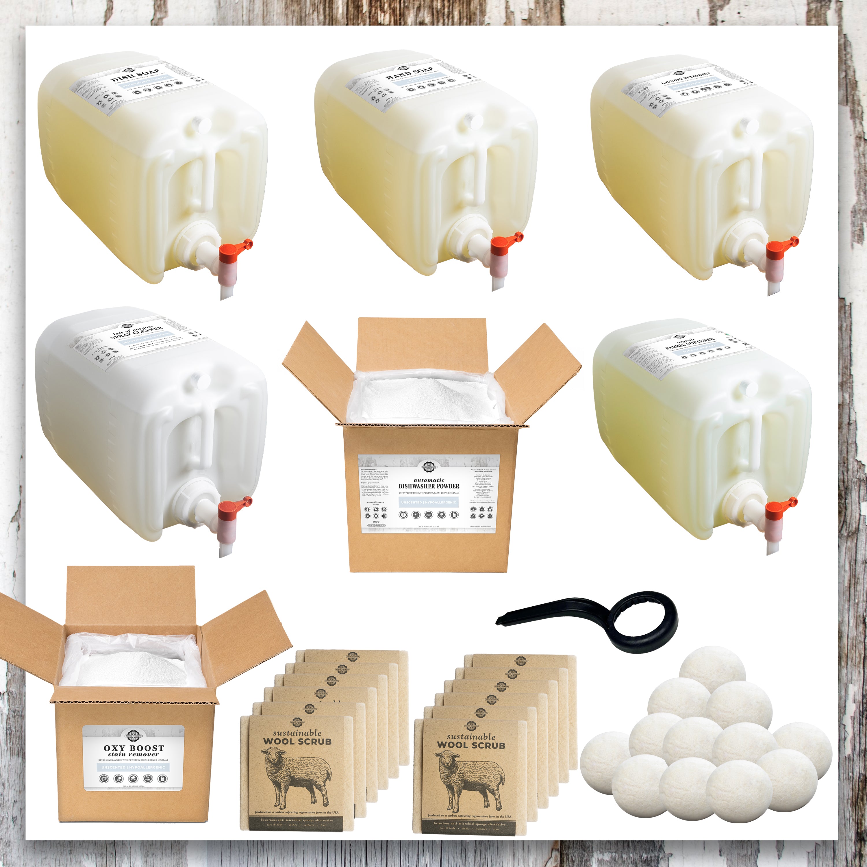 Refill Cleaning Bundle | 5 Gallon | Unscented – rusticstrengthwholesale