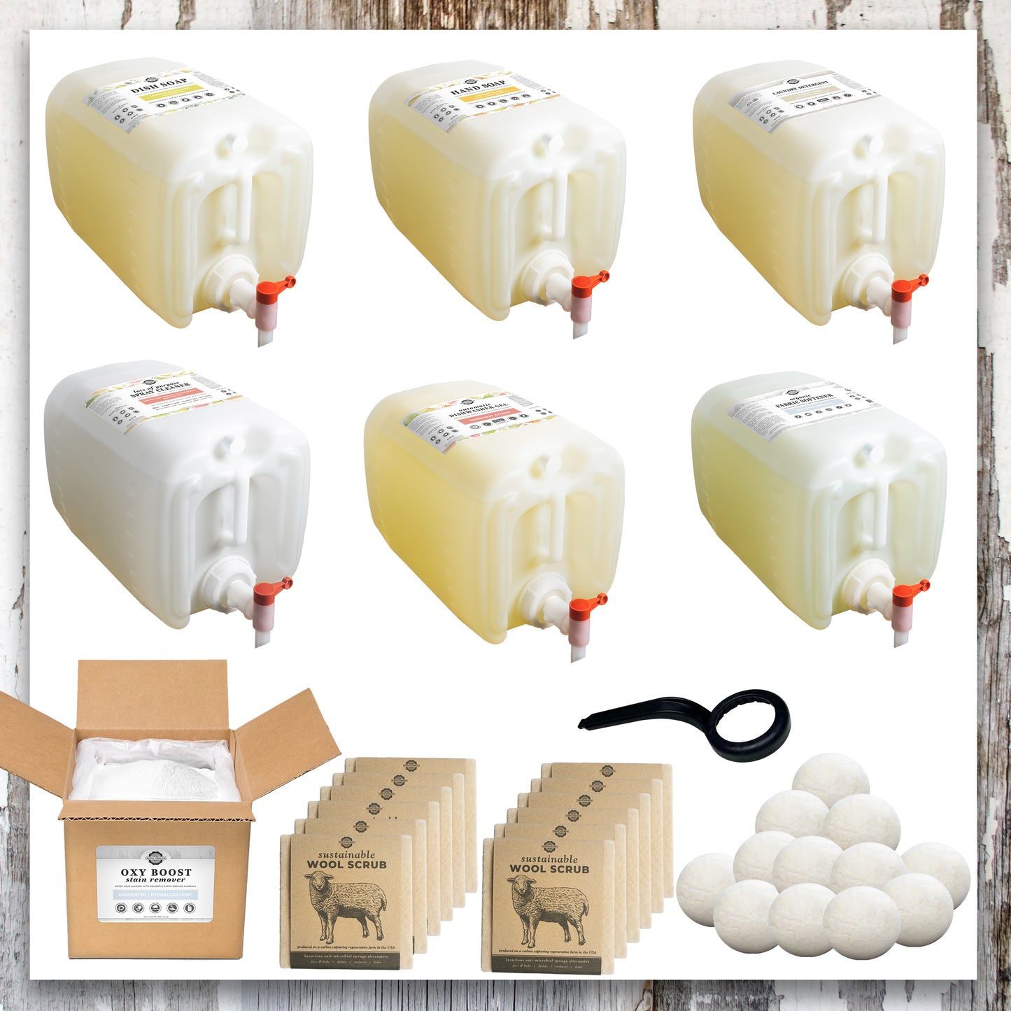 Refill Cleaning Bundle | 5 Gallon | Scented