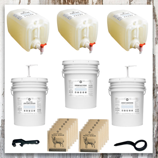 Refill Bath & Body Bundle | 5 Gallon | Unscented