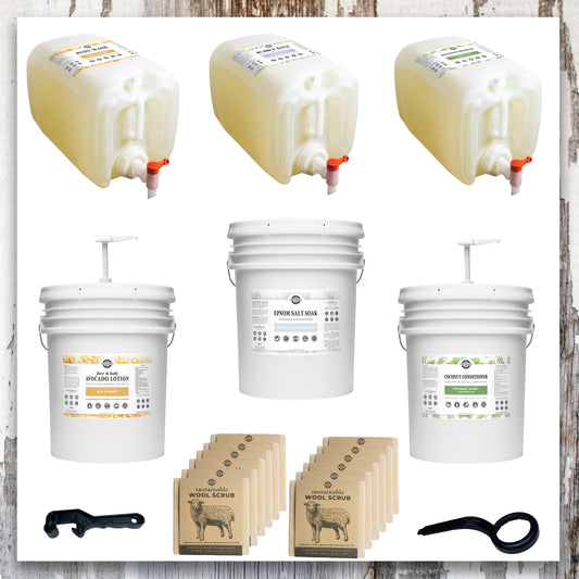 Refill Bath & Body Bundle | 5 Gallon | Scented