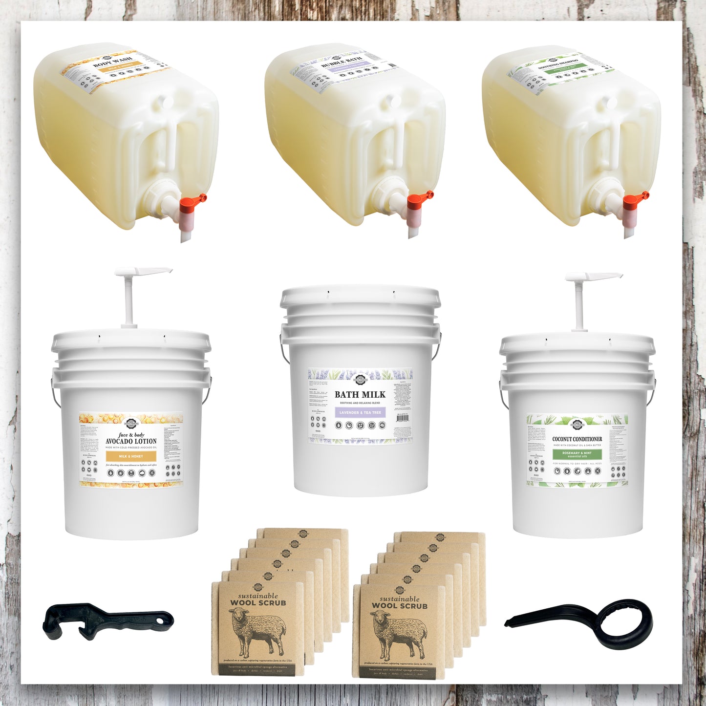 Refill Bath & Body Bundle | 5 Gallon | Scented