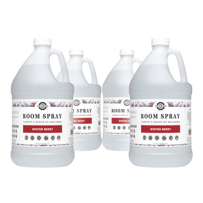Rustic Strength, Room Spray, 4 - 1 Gallon Plastic Jugs, Winter Berry