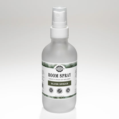 Rustic Strength, Room Spray, 4oz, Glass Bottle with spray top, Silver Spruce