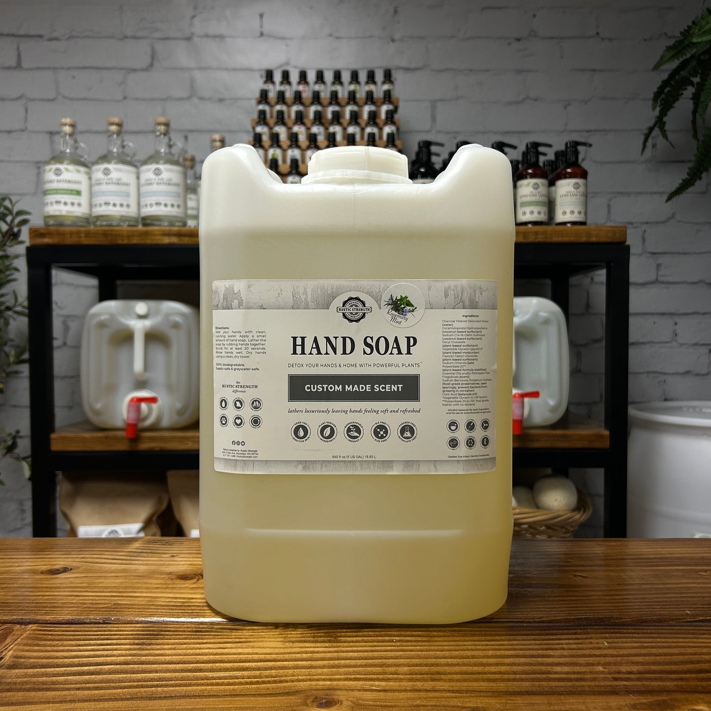 CLEARANCE | Hand Soap | Rosemary & Mint ( 5 g Eco Jug )