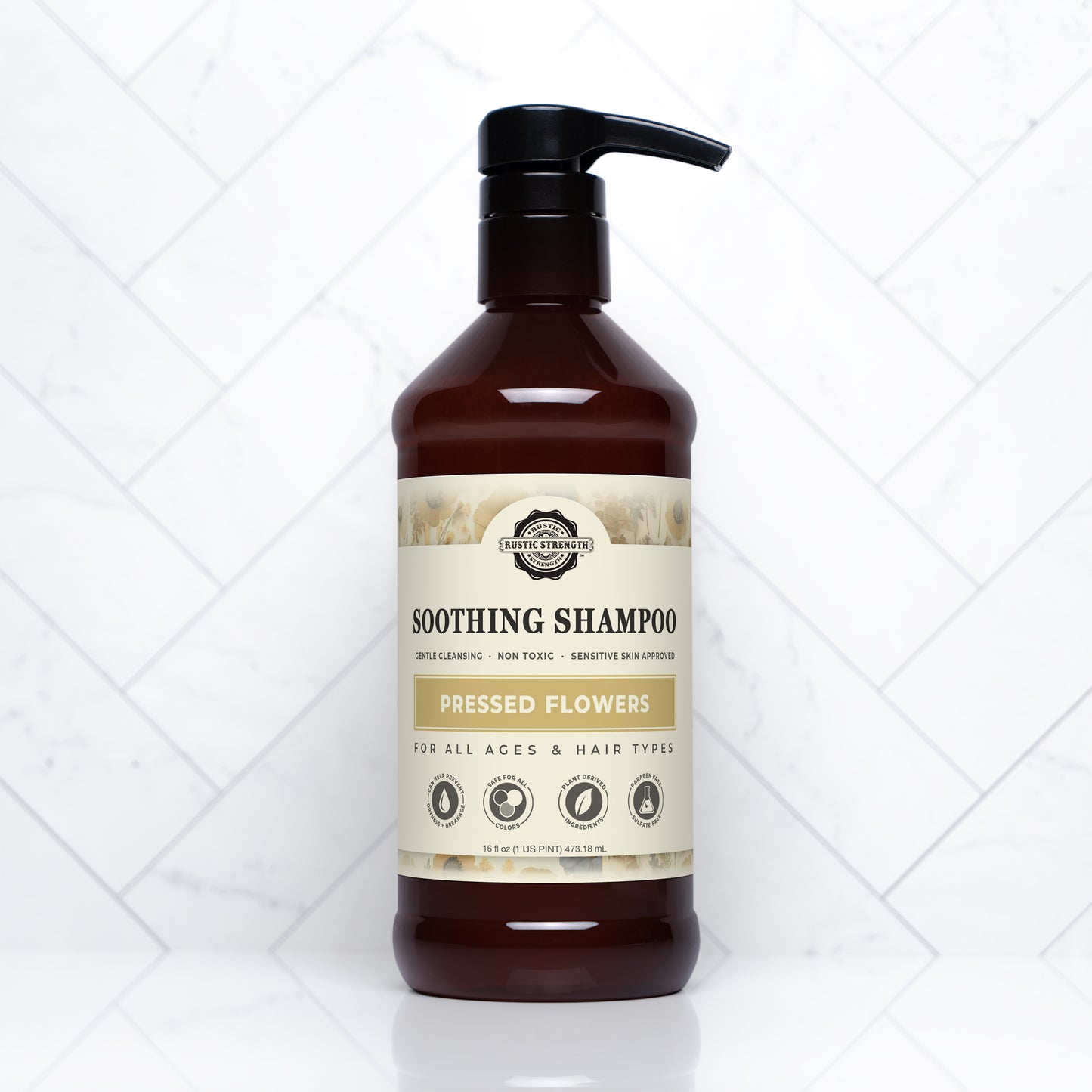 Soothing Shampoo | Spring Scents | 16 oz Bottle