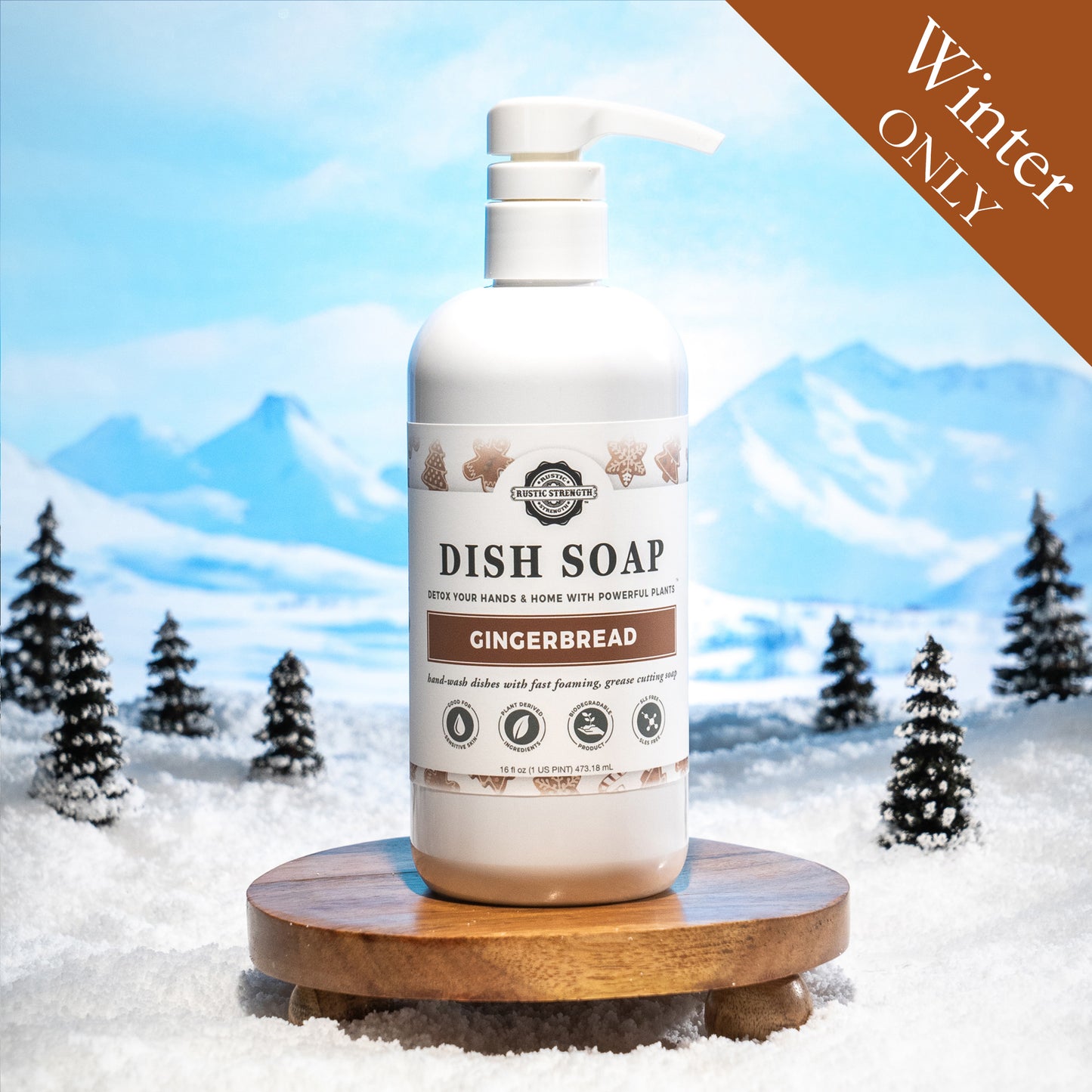 Dish Soap | Gingerbread | 16 oz Pump Bottle