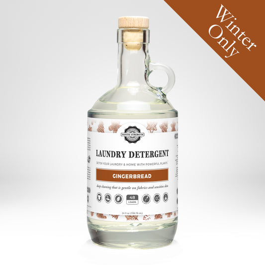 Laundry Detergent | Gingerbread | 24 oz Glass Bottle