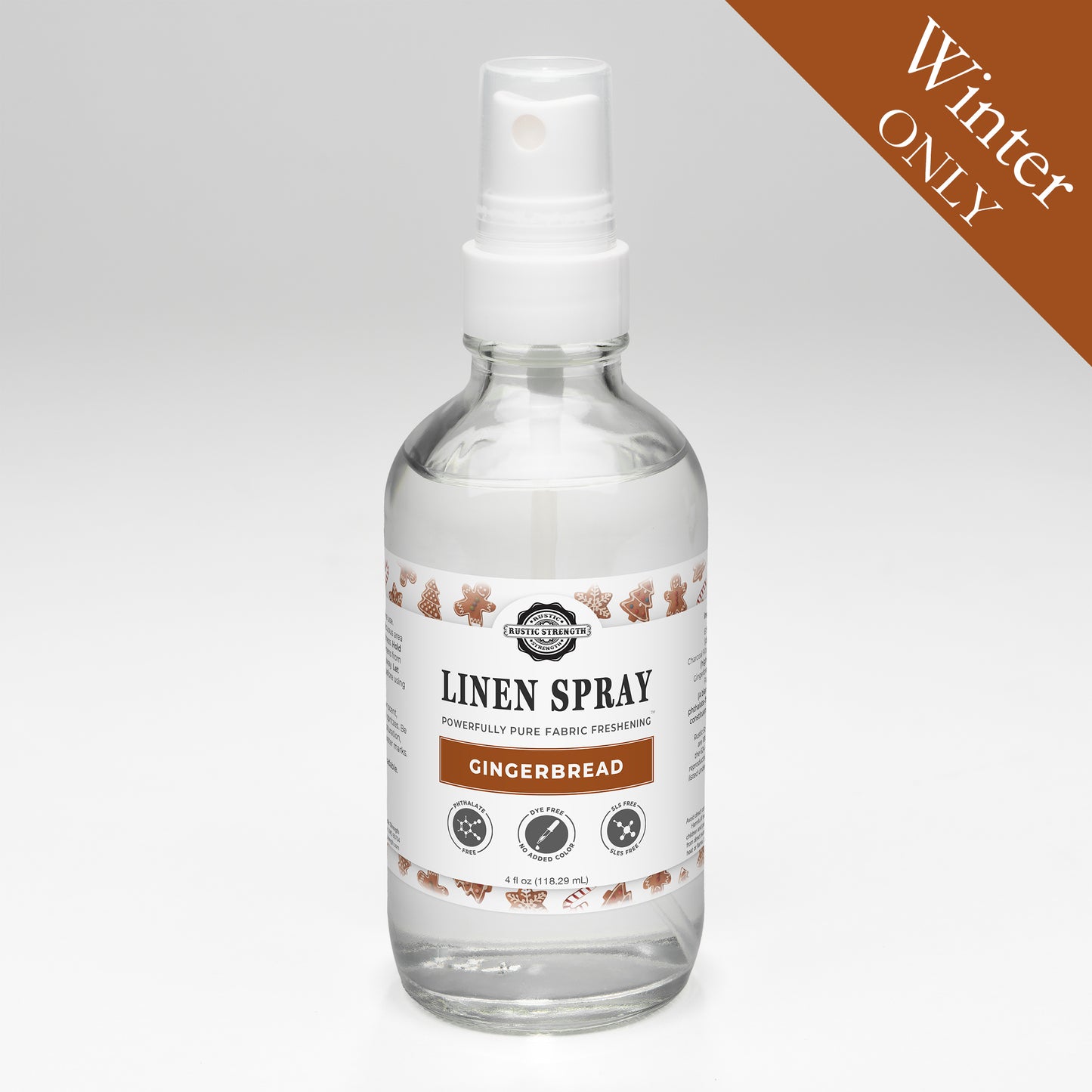 Linen Spray | Gingerbread | 4 oz Bottle