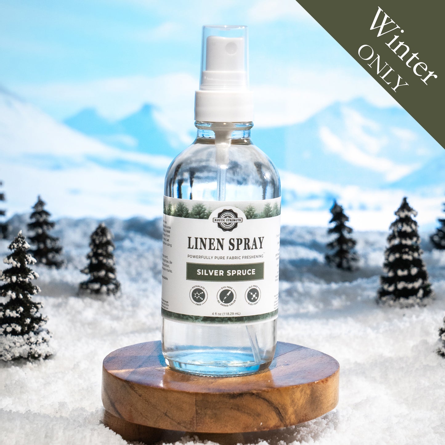 Linen Spray | Silver Spruce | 4 oz Bottle