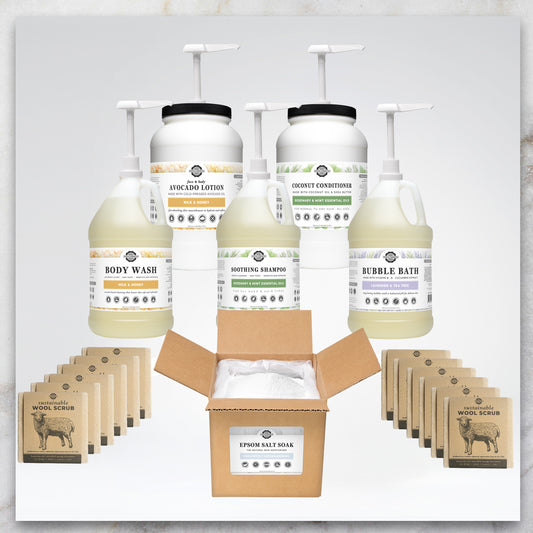 Bath & Body Starter Bundle | Plastic Display Bottles | Scented