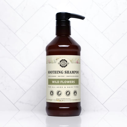 Soothing Shampoo | Wild Flowers | 16 oz Bottle