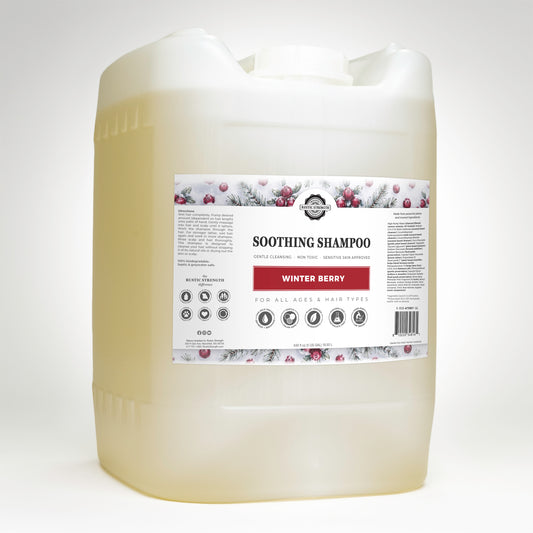 Rustic Strength, Soothing Shampoo, 5 Gallon Eco Jug, Winter Berry