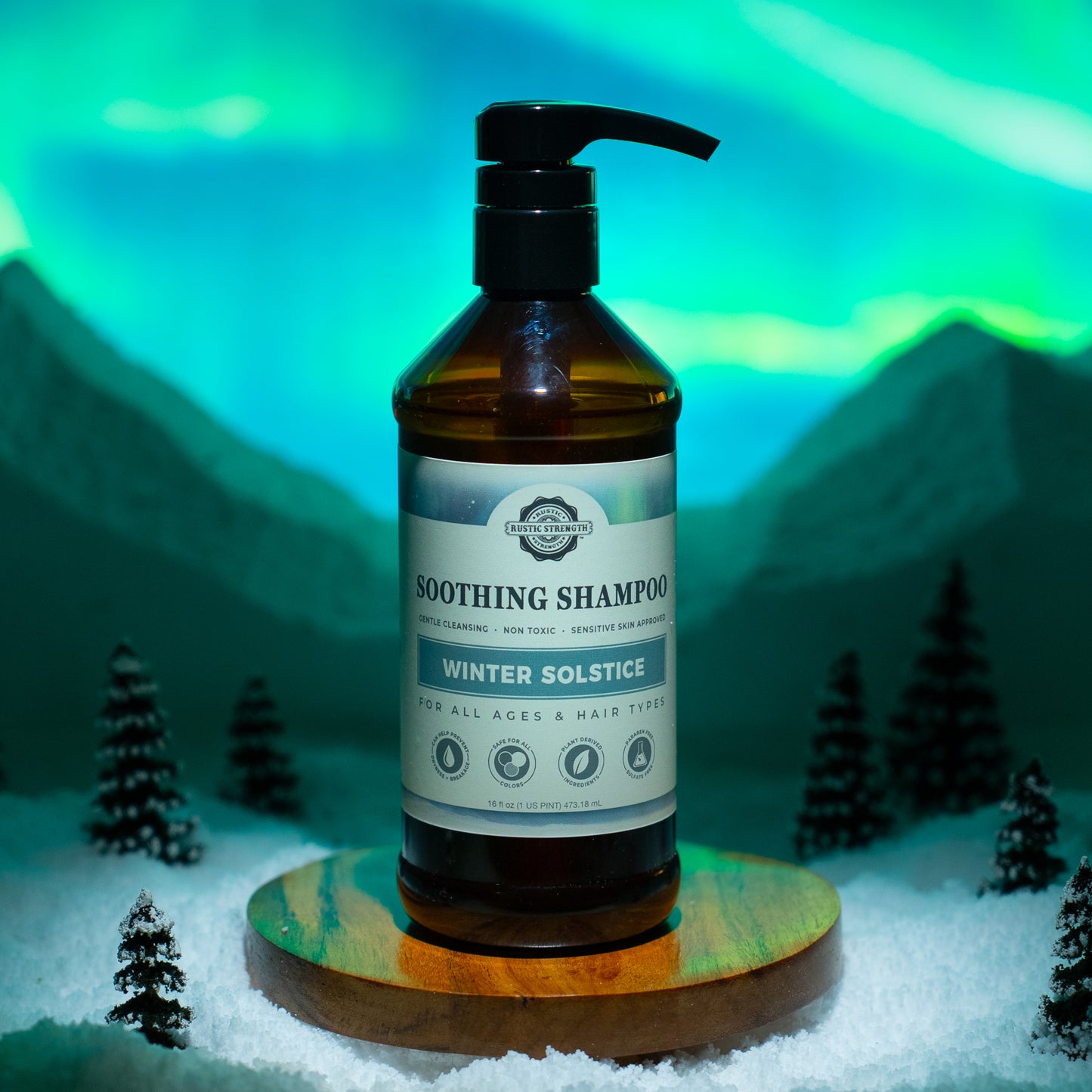 Soothing Shampoo | Winter Solstice | 16 oz Bottle