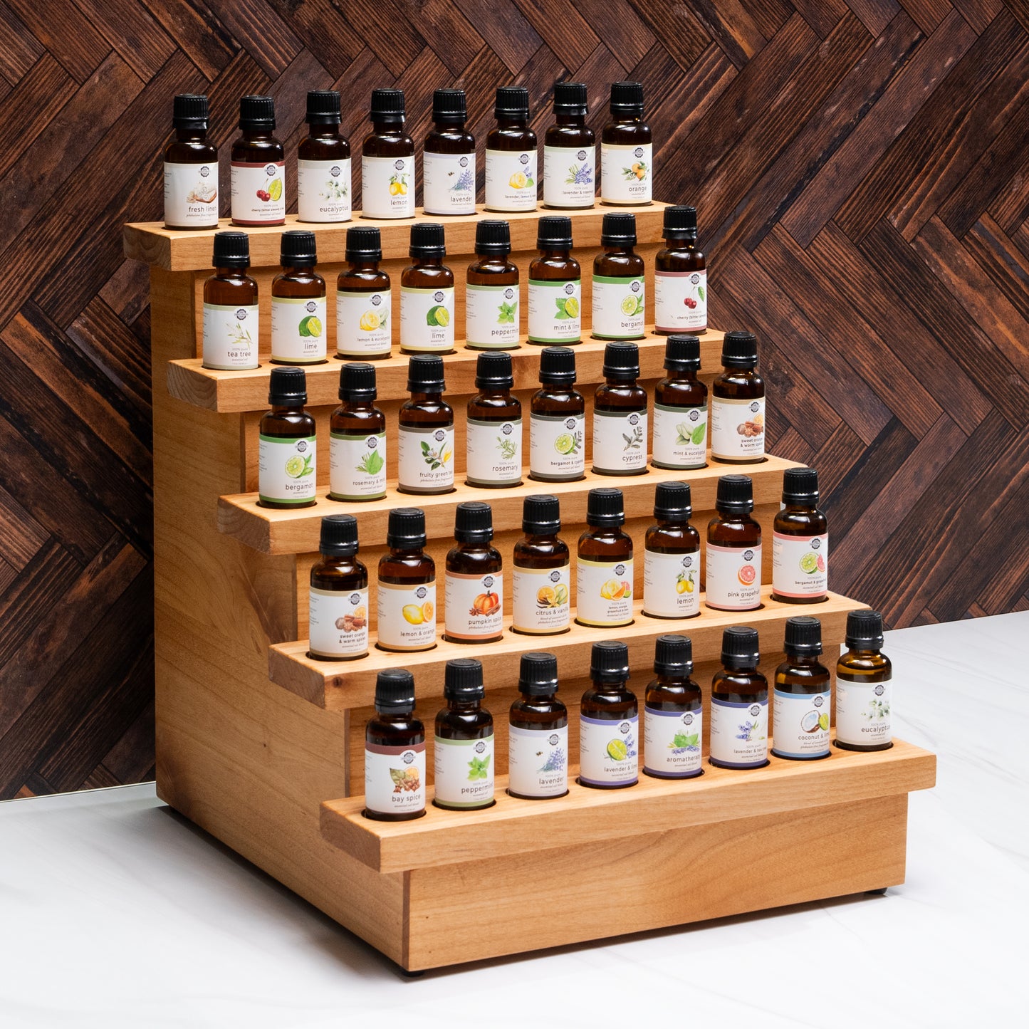 Essential Oil Display Shelf (Oils Not Included)