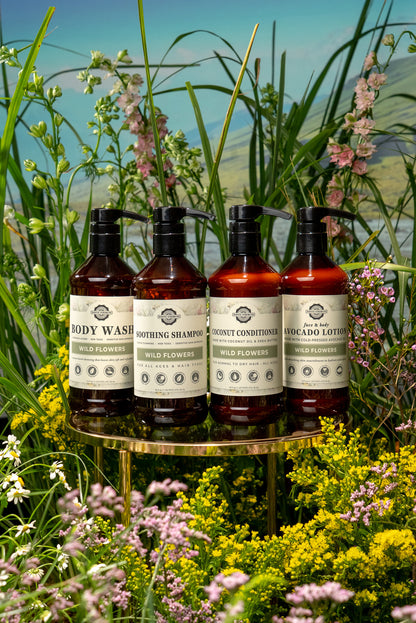 Avocado Lotion for Face & Body | Wild Flowers | 16 oz Bottle