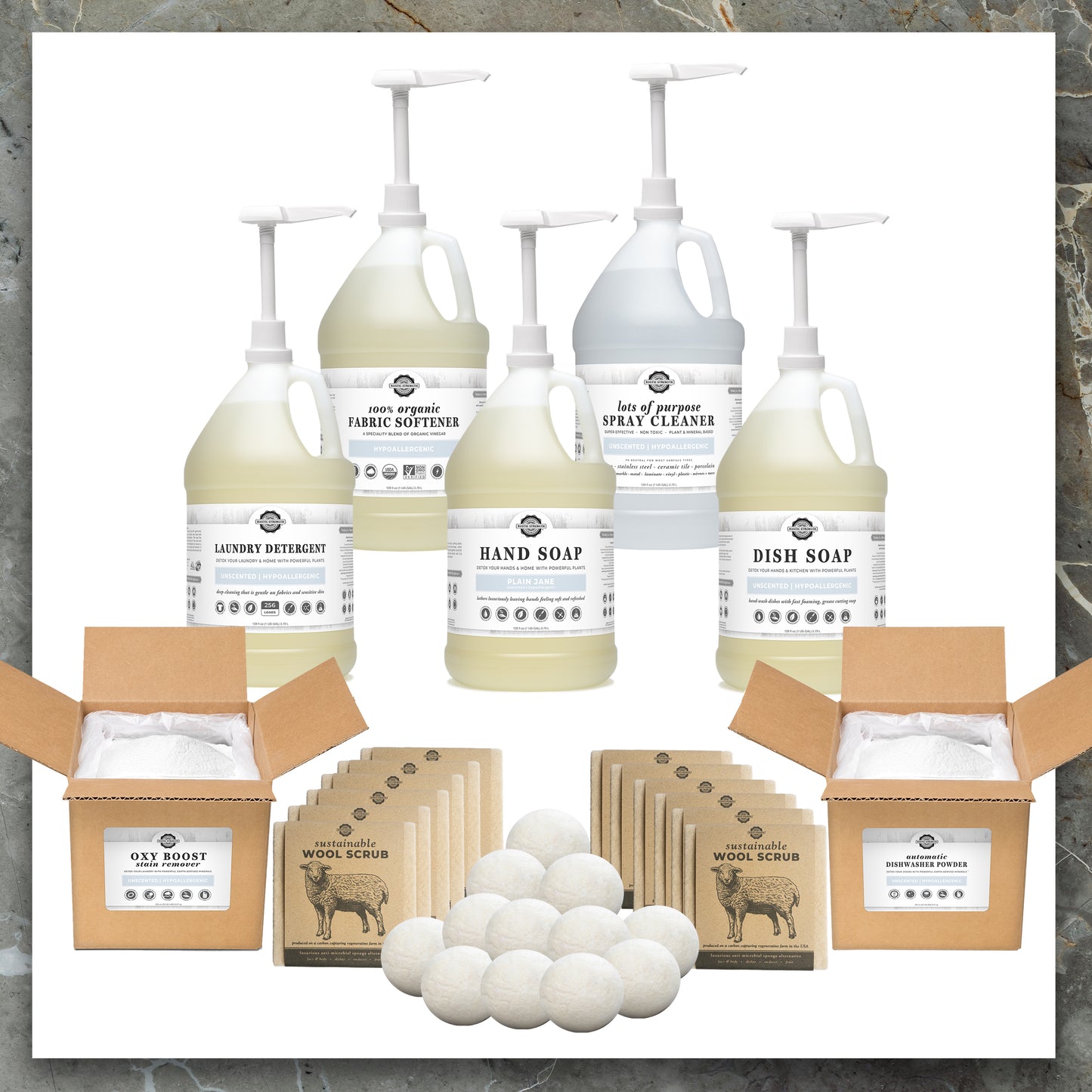 Starter Bundle | Plastic Display Bottles | Unscented