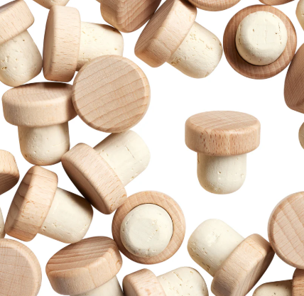 CLEARANCE | Widget Co - Natural Cork Wood Top (21.5mm) | 2000 count