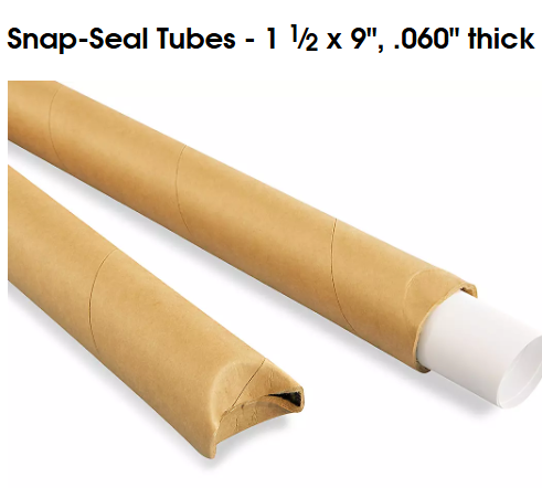 CLEARANCE | Uline Tube Snap Seal Tube (S-1616) | 68 pk